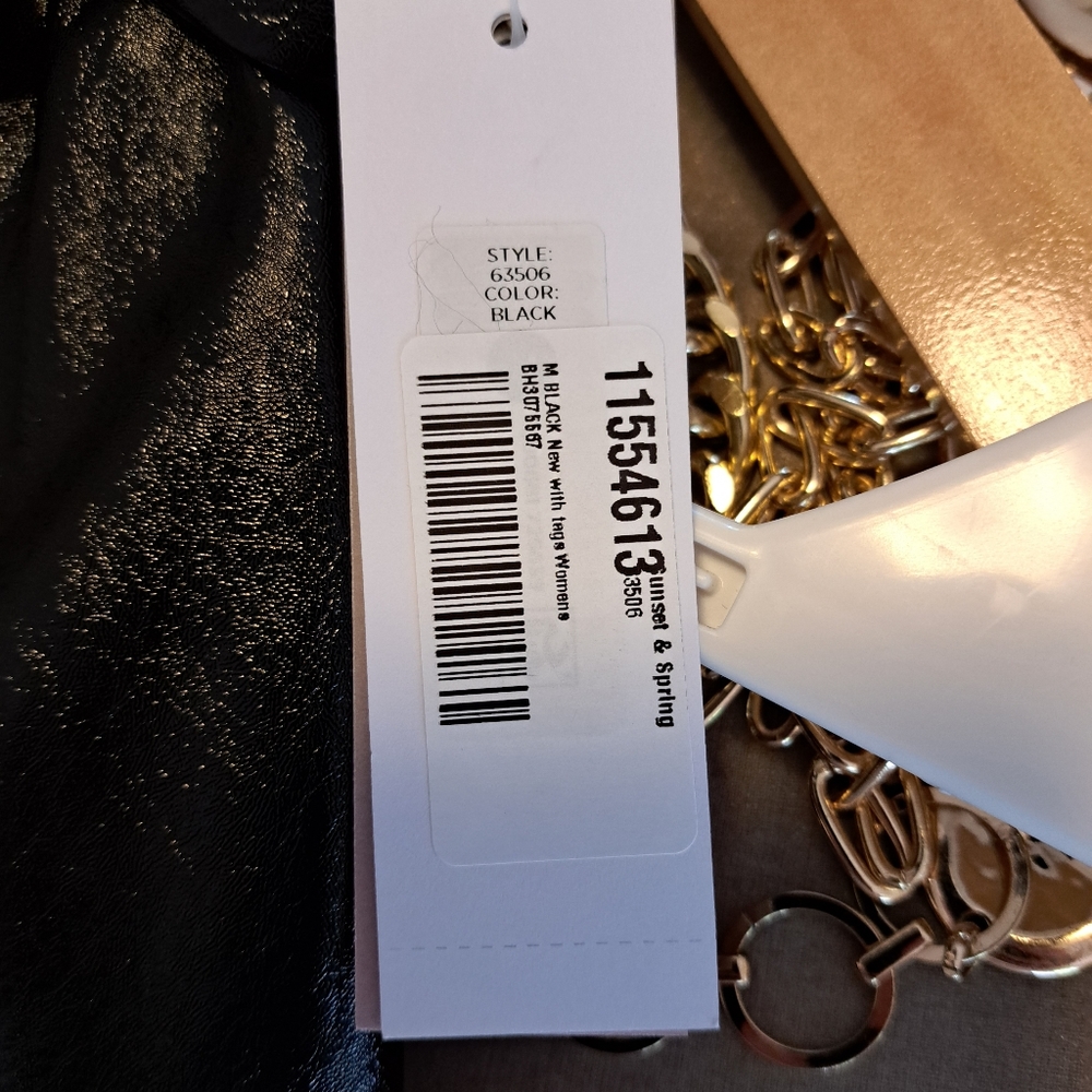 SUNSET & SPRING PATENT MINI SKIRT WITH DRAMATIC BOW, BLACK M - Picture 13 of 13